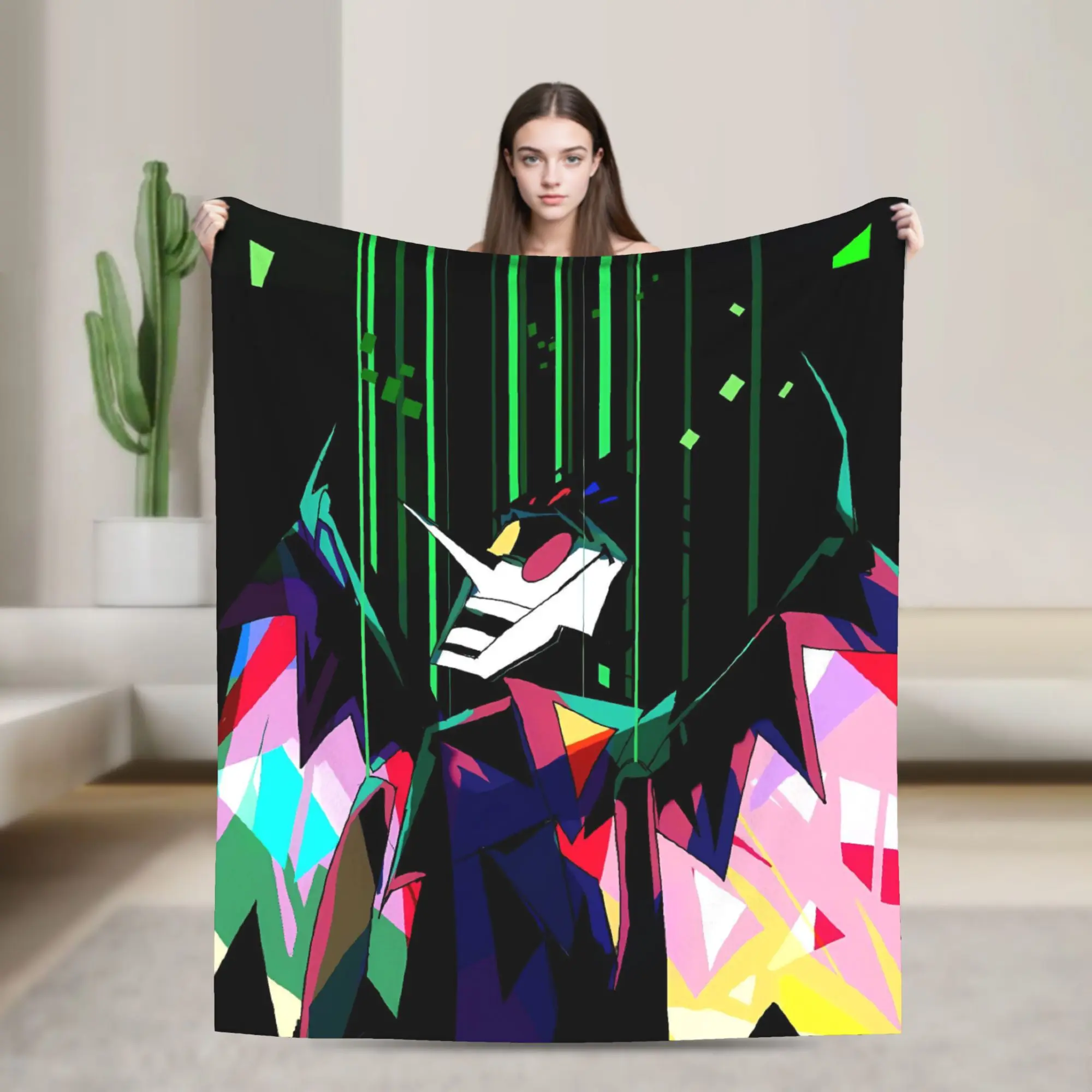 spamton and tenna child of divorce Deltarune Game Warm Soft Street Trend Plush Bedding Throws Flannel Bedspread Bed Cover