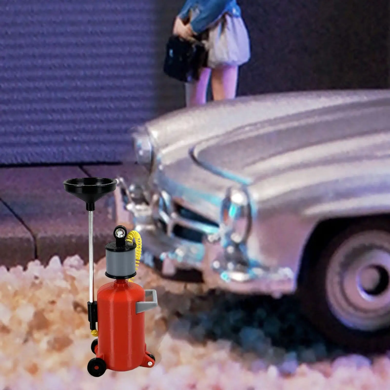 Car Repair Model Plastic Miniature Workshop Equipment Scene for Car Models 1/18 Garage Diorama Decoration