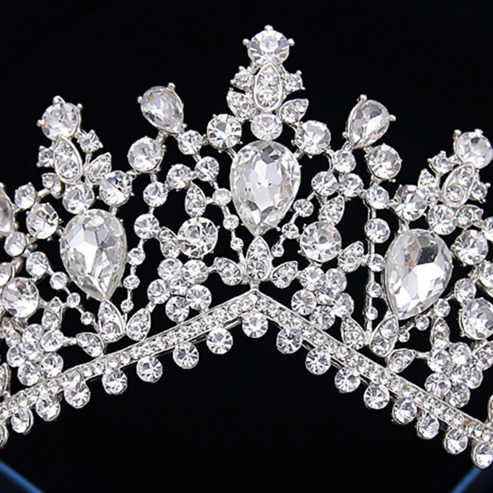 

Rhinestone Crown Women Headband Hair Hoop Wedding Bridal Accessories Zircon Headdress Bride Bridesmaid Party Hair Tools