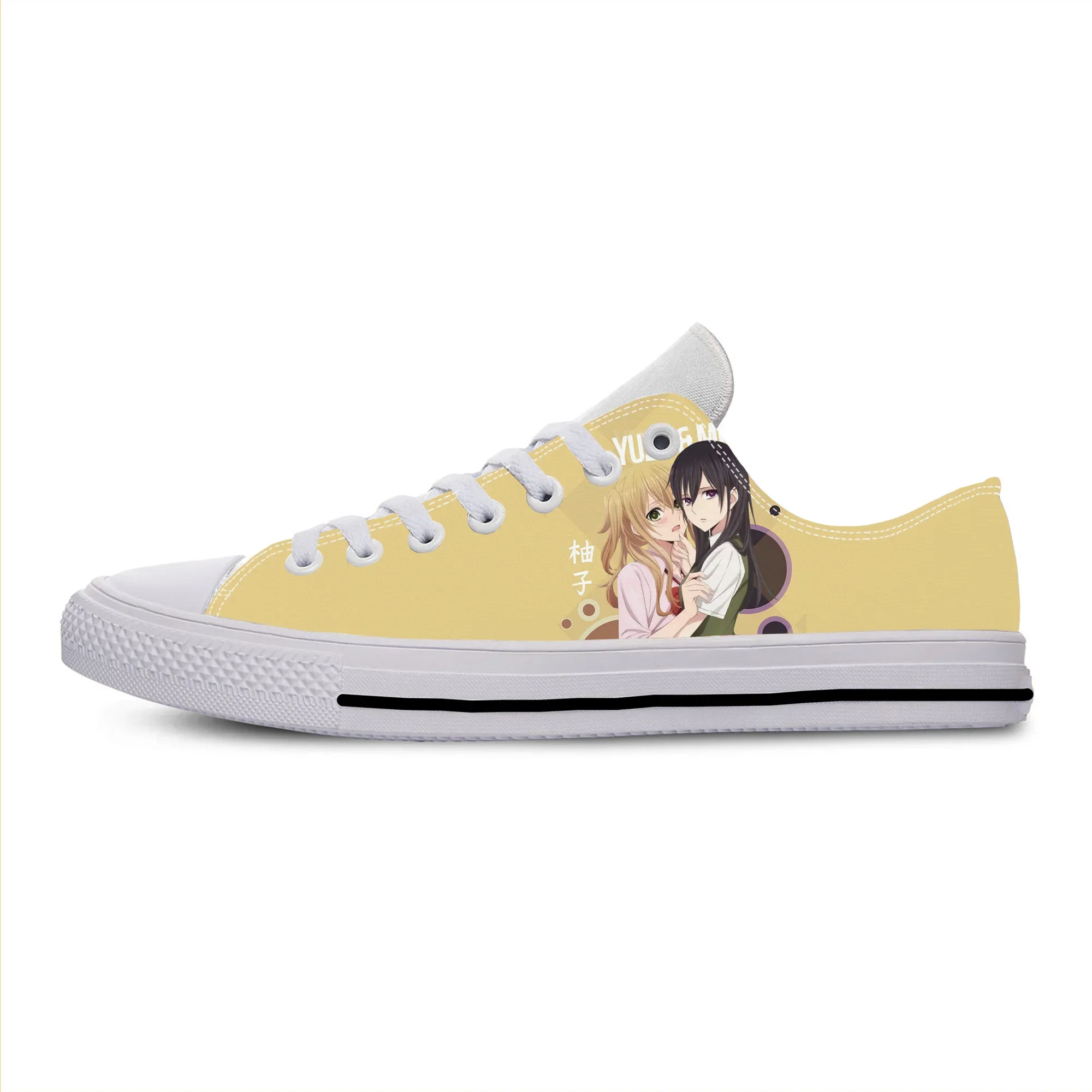 Zapatillas de tela informales para hombre y mujer, zapatos ligeros y transpirables con estampado 3D de cómic de dibujos animados de Anime, Aihara Yuzu Mei