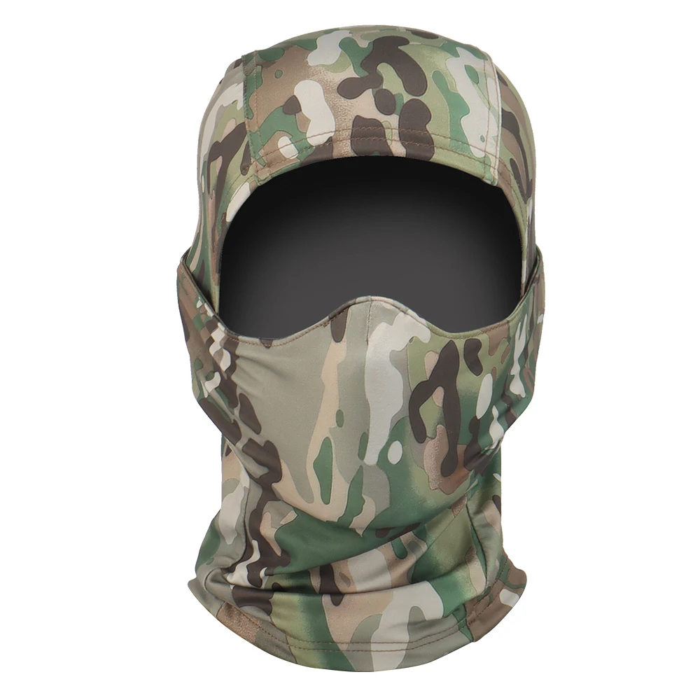 Tactical Camouflage Balaclava Full Face Mask Airsoft Hunting Hat MC Scarf Ski Cycling Bandana Headgear Gen 2