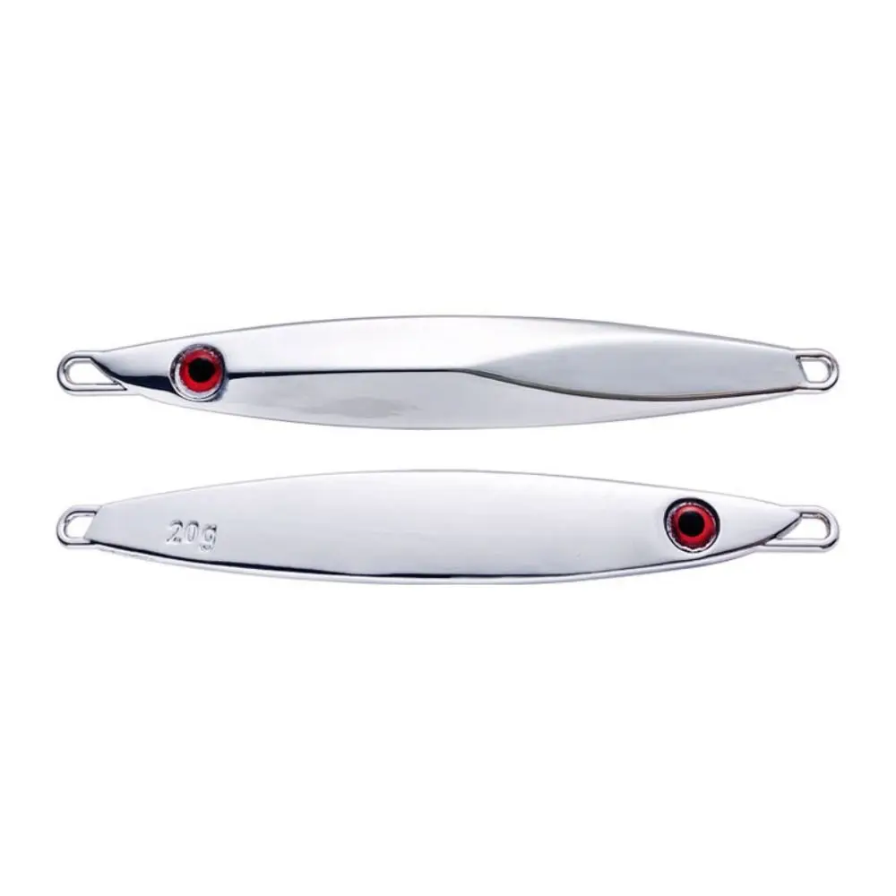 Accessories Zinc Alloy Fishing Lure 20g 30g 40g 60g 80g 100g 120g Silver Metal Jig Lure Spinning Baits Fishing - view 4