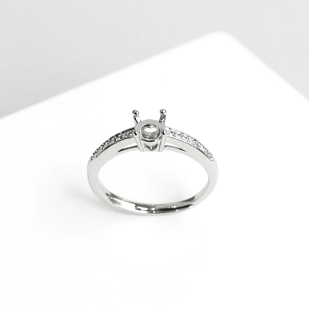 

2Pcs Adjustable CZ Ring Base Blank 4 Claw Prong Ring Settings Brass Finger Ring Components for DIY Rings Findings Jewelry Making