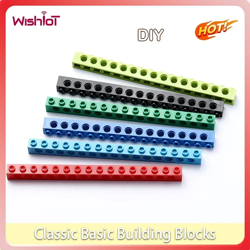 클래식 기본 블록 1x16 /1x14 홀 빔 15/13 홀 소형 파티클 부품 MOC 테크니컬 브릭 DIY 장난감 3703 32018