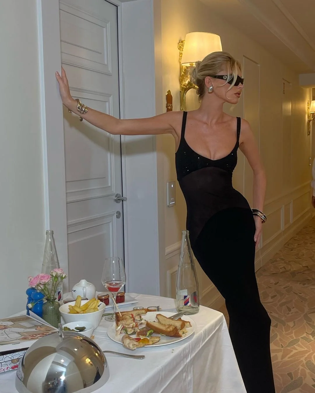 Doorzichtige avondjurk, zwarte mesh, heet boren, maxi-jurken met spaghettibandjes, luxe 2025, zomeroutfits voor verjaardagsfeesten