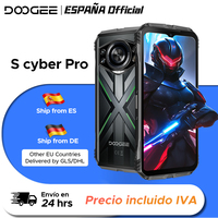 DOOGEE S Cyber Pro Rugged Phone Helio G100 6.6 ''FHD + 120Hz IPS 12GB 512GB 10800mAh Battery 33W Charge NFC Smartphones NFC