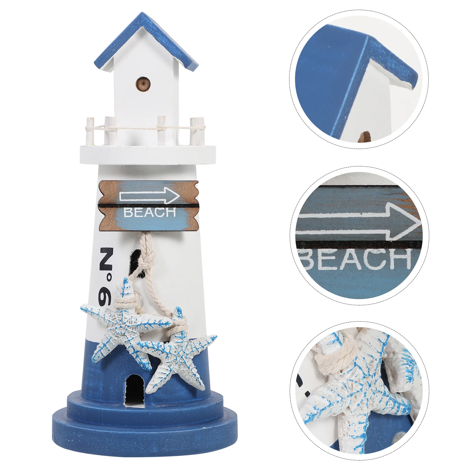 

Lighthouse Ornaments Nautical Home for Lawn Mediterranean Style Sea Dining Table