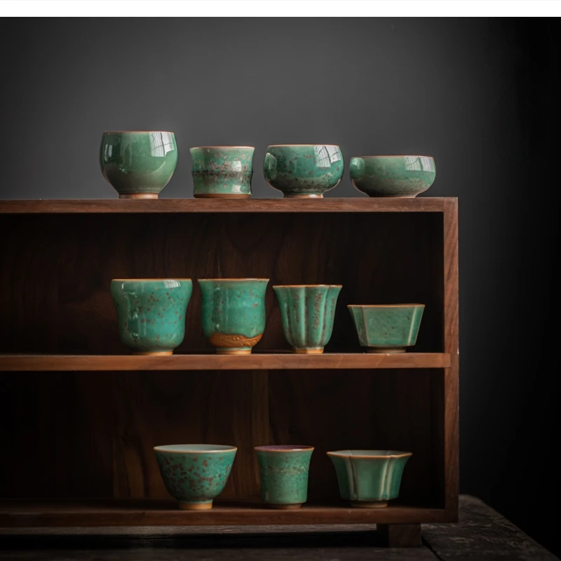 

Jun kiln ceramic tea becomes kung set personal men single