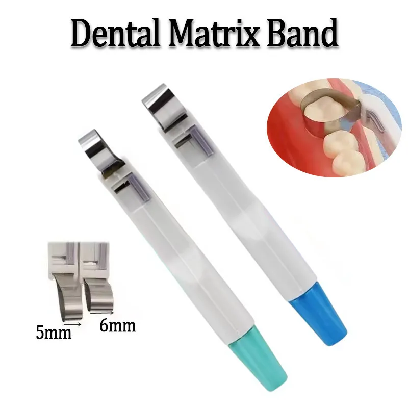 Dental Matrix Band  Adjustable Ring System Stainless Steel Anterior Teeth/General Use Positioning Molding Sheet