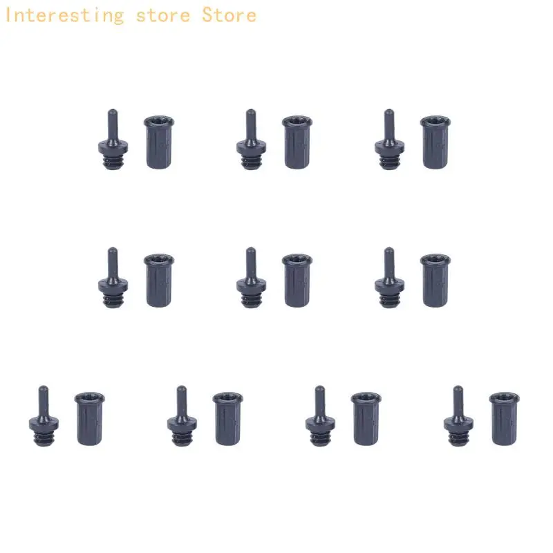Packung mit 10 Lautsprechergitter-Clips aus Kunststoff für die Reparatur von Musikgeräten 55KC – Detail 5
