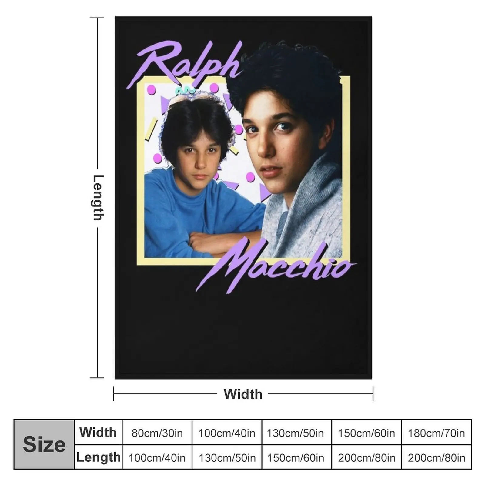 80s Ralph Macchio Essential T-Shirt Throw Blanket Thermal Fluffys Large Blankets