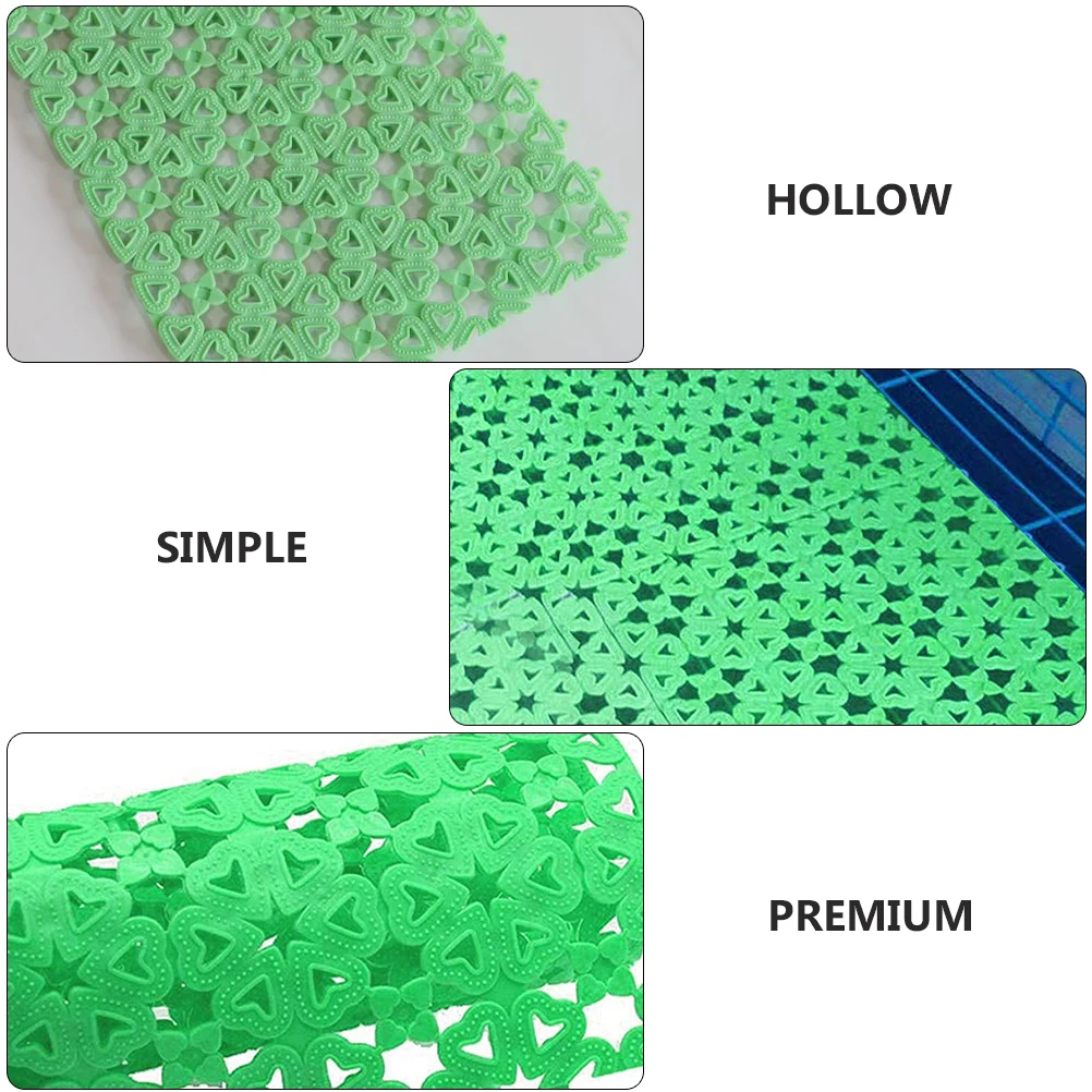 

6 Pcs Cage Floor Mats Pads Anti slip Pet Mats Plastic Cage Protective Cushions for Cats Dogs Hamsters Guinea Pigs