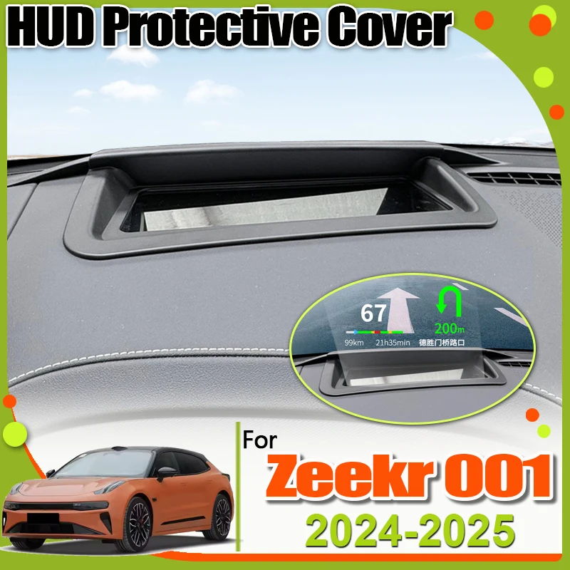 

Car HUD Display Protective Cover For Zeekr 001 Accessories 2024 2025 Head Up Reflective Projection Anti-scratch Screen Dustproof