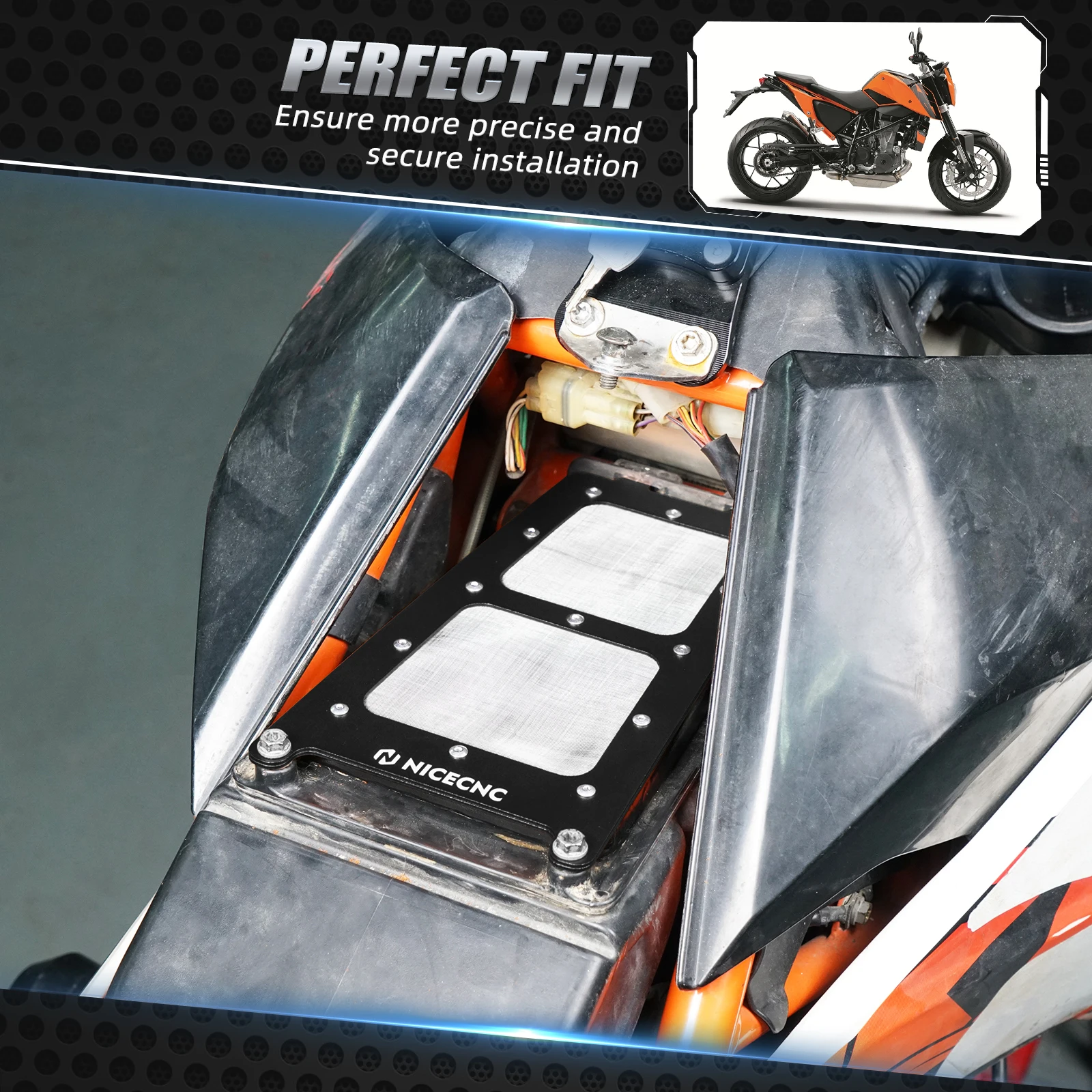 For 2022-2024 GasGas SM 700 ES 700 Air Box Filter Lid Stage 2 Air Box Top Cover for Husqvarna 701 Enduro 701 SM 2016-2023 2024