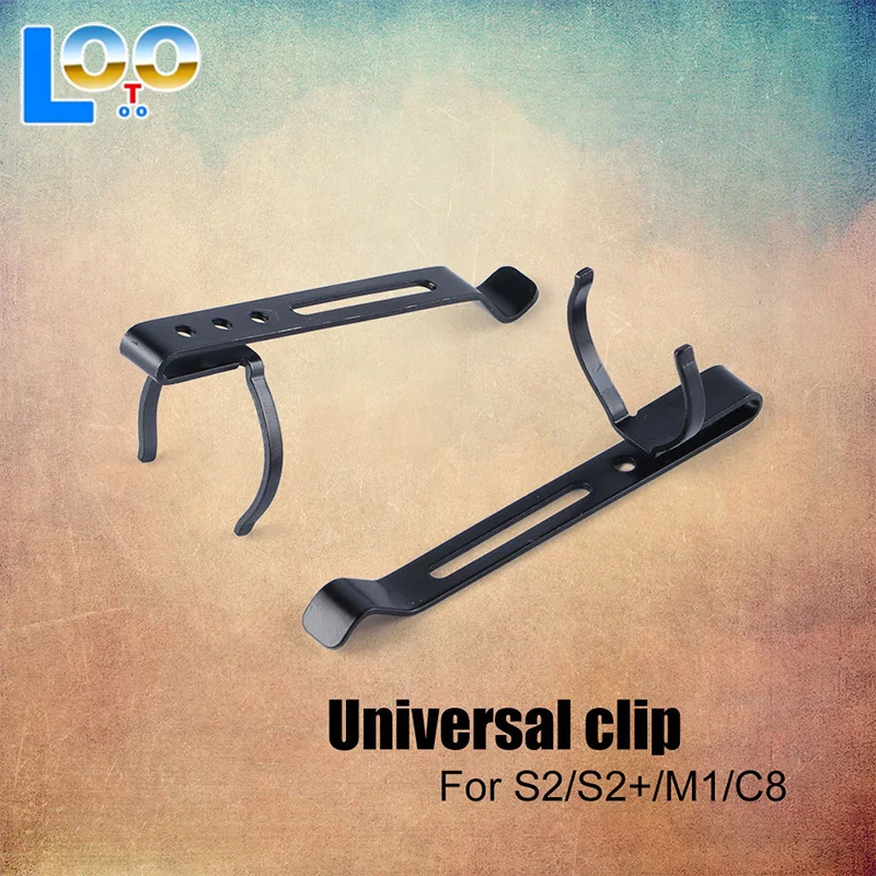 1 قطعة مصباح يدوي معدني عقد كليب الحديد كليب مصباح يدوي كليب العالمي كليب ، مناسبة ل S2 / S2 + / M1 / C8