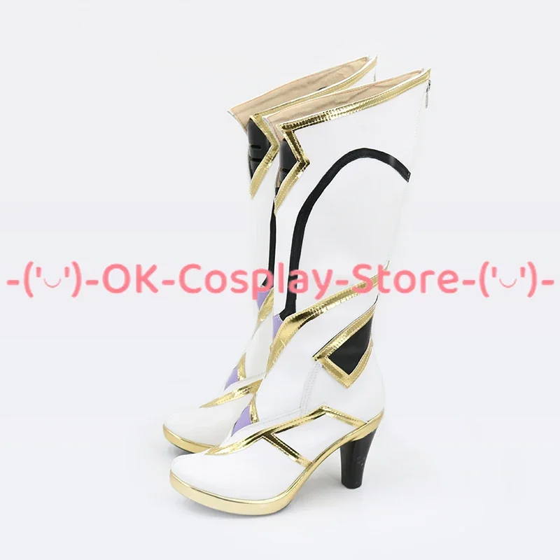 [Customized Size] Honkai Impact 3 Herrscher Origin Cosplay Shoes Game Roleplay Prop Halloween Carnival Party Boots PU Leather