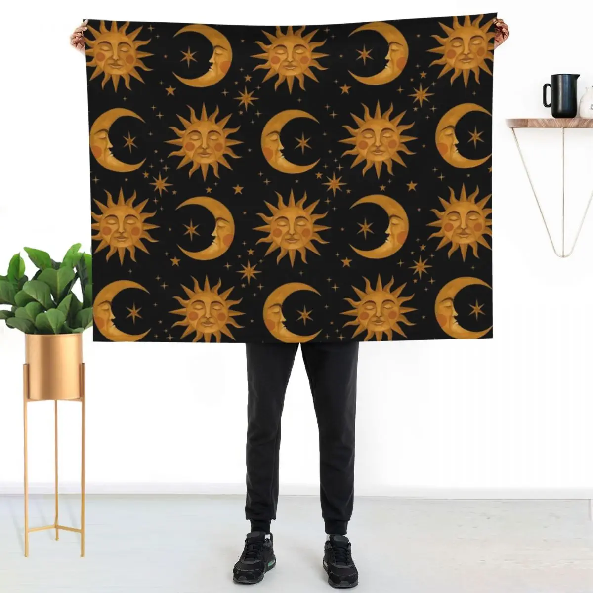 

Celestial dreams Throw Blanket Luxurious Soft Fuzzy Blanket for Sofa Bed