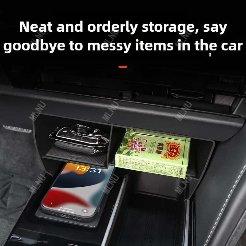 صندوق تخزين سفلي لوحدة التحكم المركزية لسيارة Toyota Camry XV80 2026/2025 مادة TPE مقسمة شبكة مضادة للانزلاق ممتصة للصدمات 2024