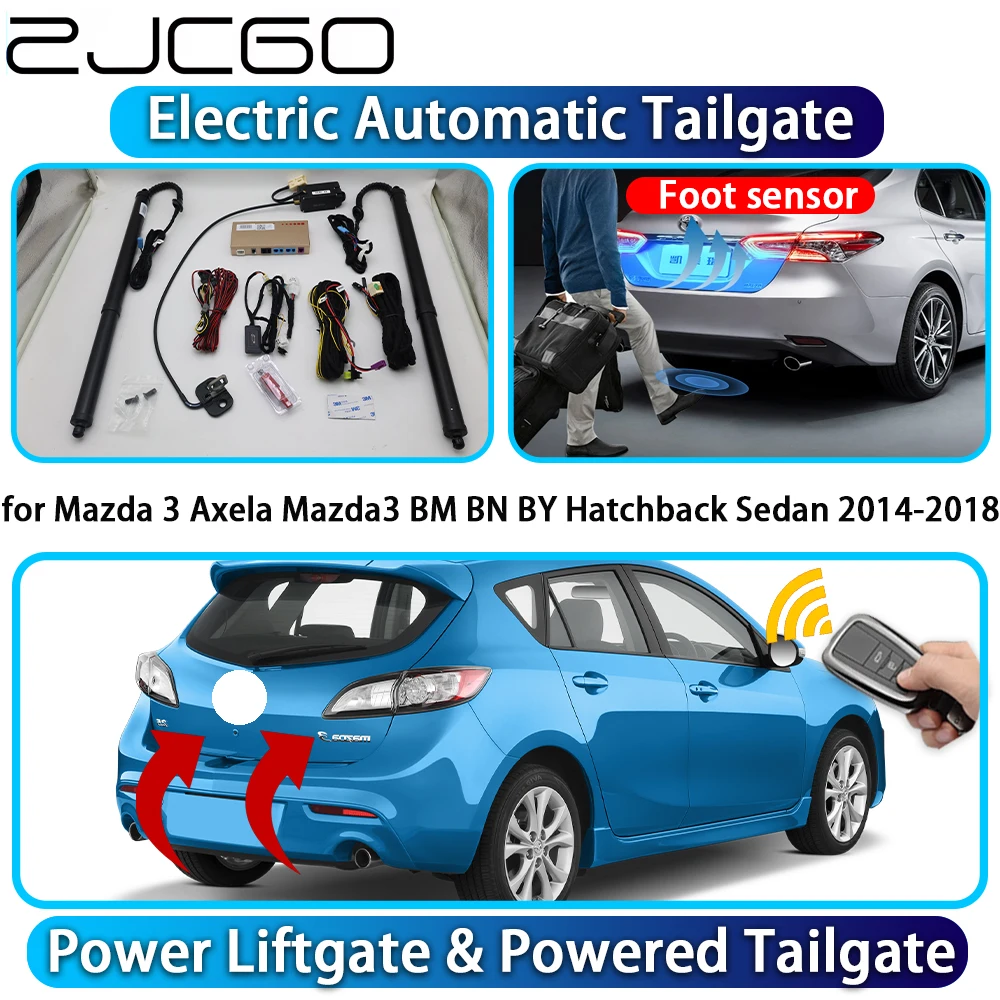 for Mazda 3 Axela Mazda3 BM BN BY Hatchback Sedan 2014-2018 Automatic Power Liftgate Powered Tailgate Intelligent Trunk Lift Kit