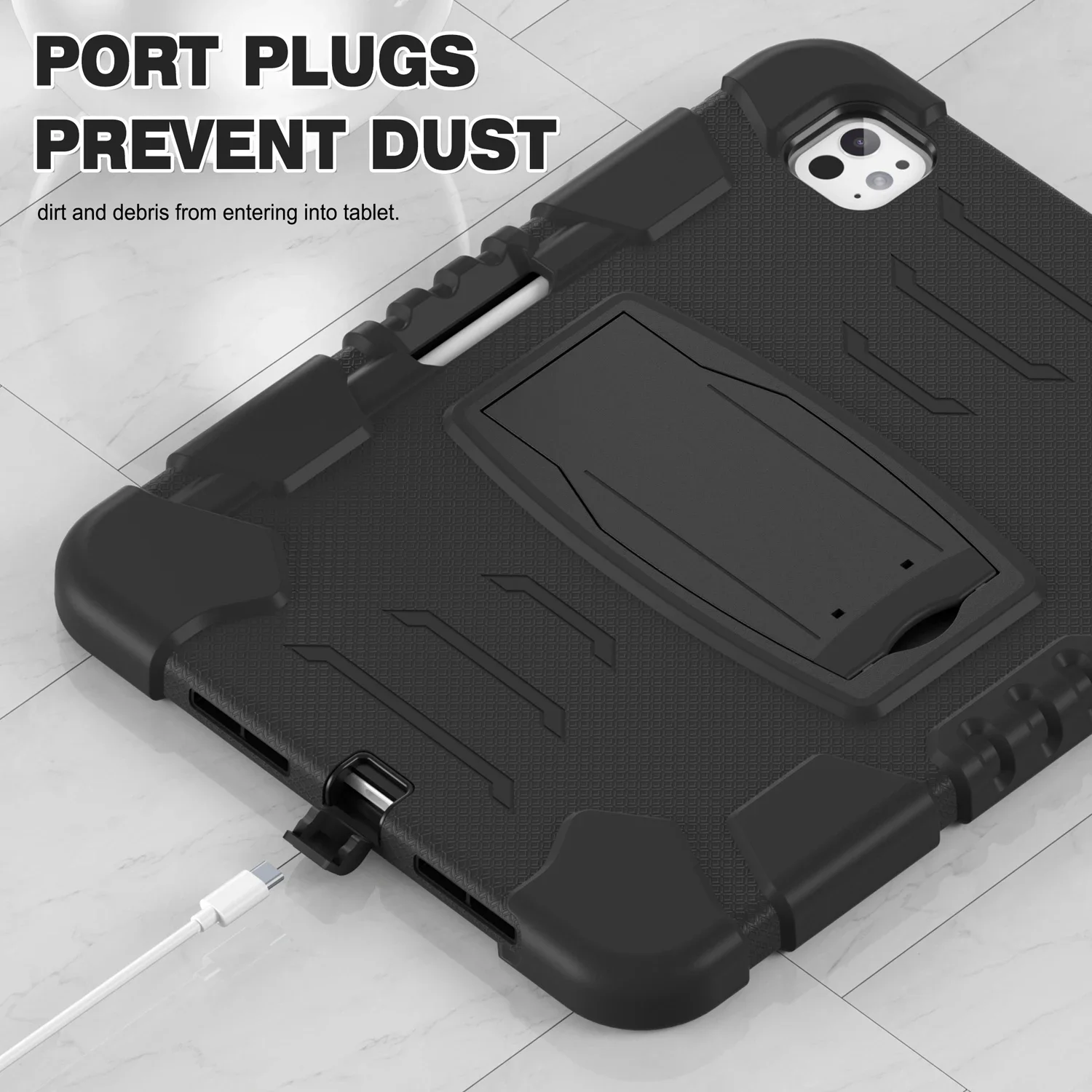 حافظة لجهاز iPad Pro 2025 13 11 Mini Air 4 5 6 7 8 9 10th 11th Generation 10.2 10.9 12.9 بوصة غطاء سميك مقاوم للصدمات #4