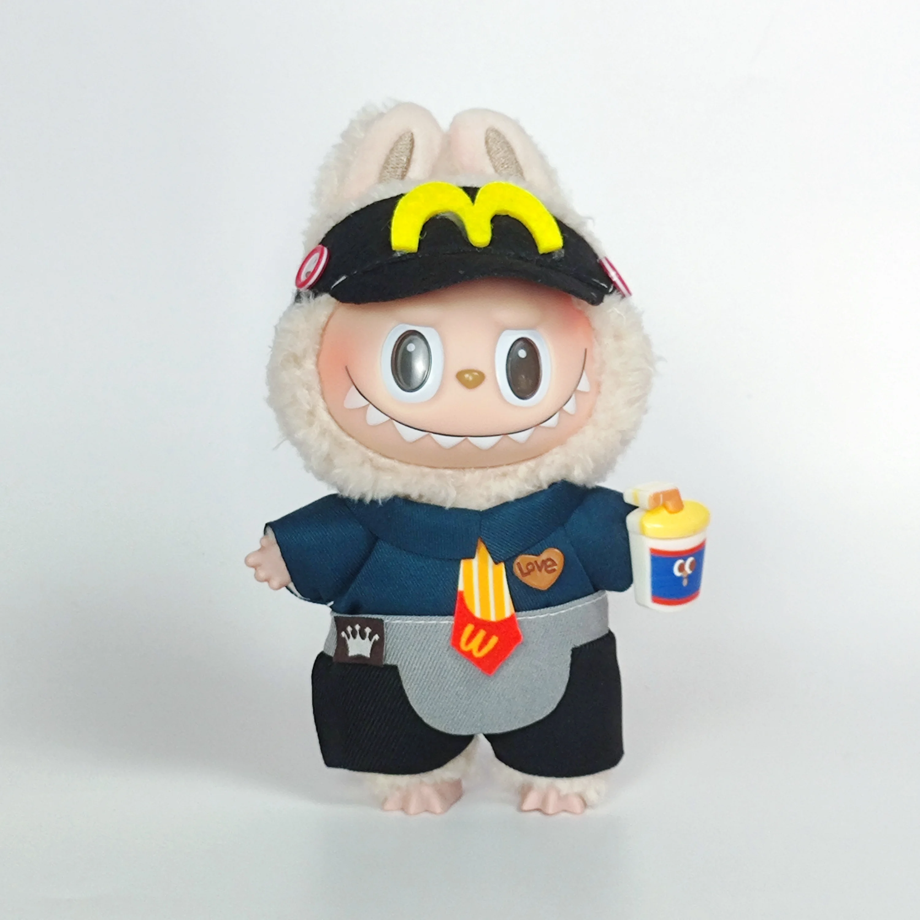 Одежда для кукол Labubu 17 см, толстовки, одежда для кукол, толстовки с капюшоном, аксессуары для кукол, милые украшения, маленькая одежда