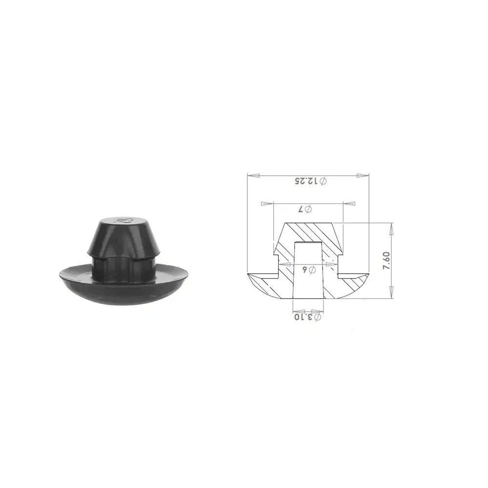 10PCS Food Safe Silicone Umbrella Elastomer Rubber Valve