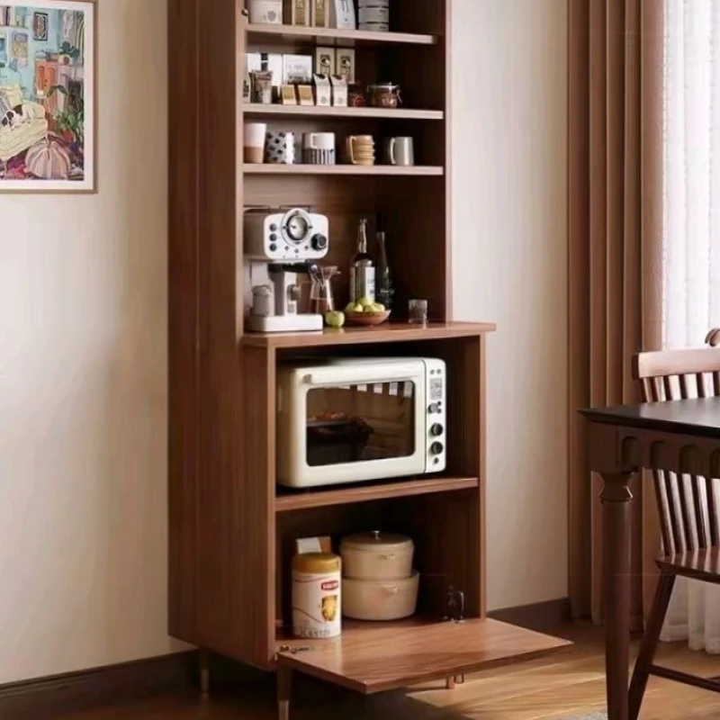 Narrow Convenience Dining Side Cabinet Kitchen Saving Space Living Room Cabinet Sleek Accent Home Furniture Komod XY40GZ