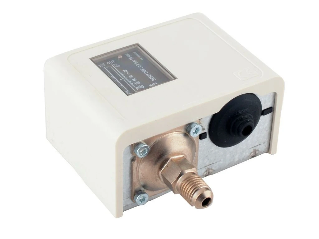 0-10bar Adjustable Pressure Controller Switch KP35 G1/4 Thread Brass Body for Water Air Oil Compressor HVAC