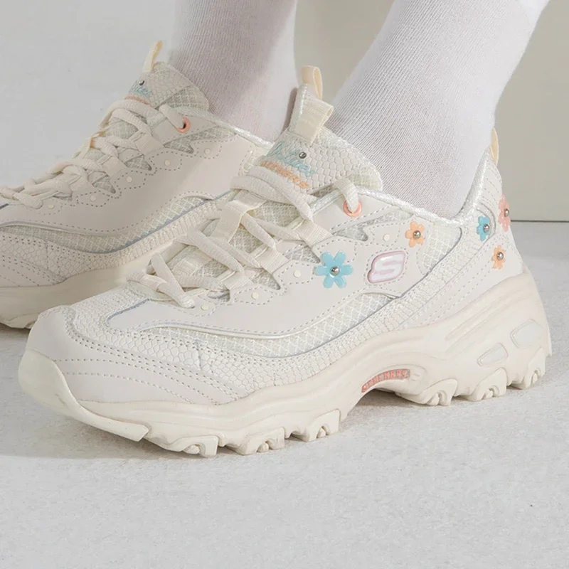 Buty damskie Skechers/Skechers buty sportowe lekkie, amortyzujące, półprzezroczyste buty na co dzień