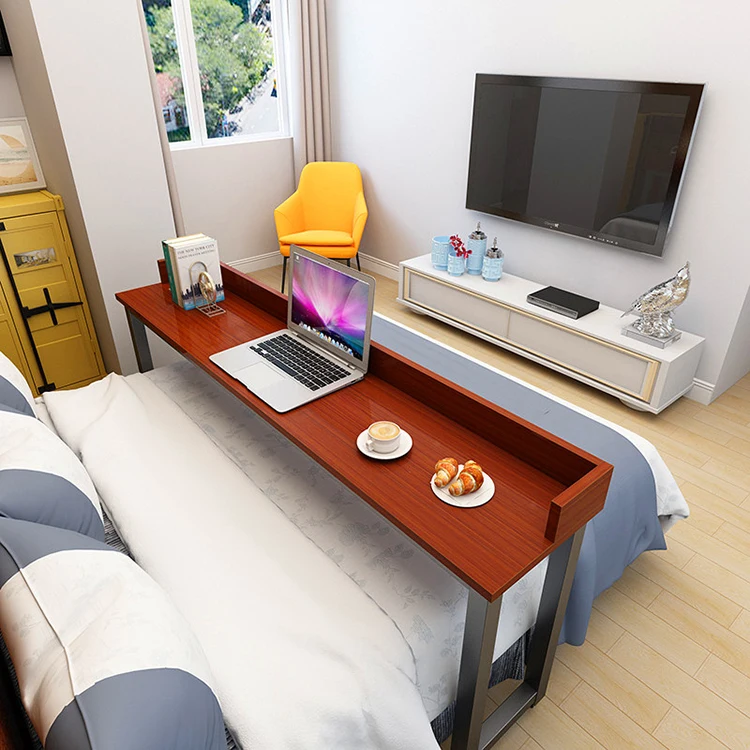 Multi-function Cross-bed Computer Desk Portable Domestic Lazy Man Bedside Table Movable Learning Table