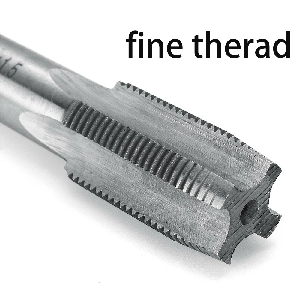 2Pcs Right Hand Thread Tap Straight Fluted Fine Threaded Metric Hand Tap M12 M14 M16 18 M20 1.5mm Hand Tools