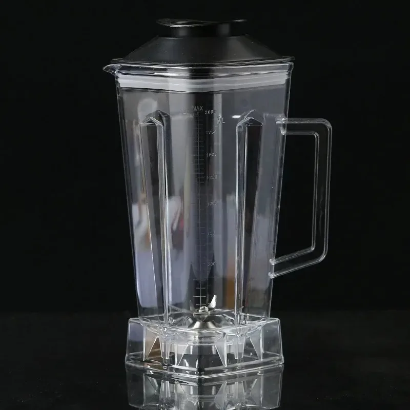 2L Capacity Blender Spare Compatible for Blender Replacement Part Transparent for SILVER CREST Blender Spare Jug