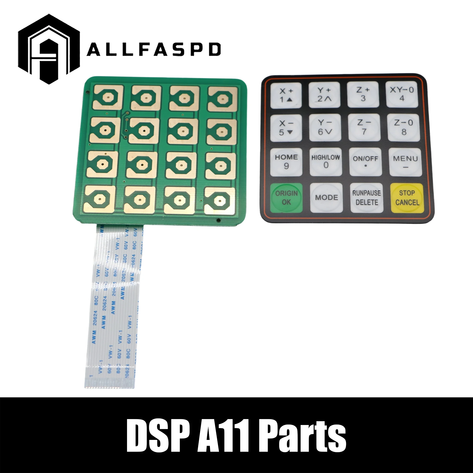 

Пленка-накладка на кнопки RichAuto A11 A12 A15 A18 для контроллеров DSP и ЧПУ, для фрезерных и гравировальных станков
