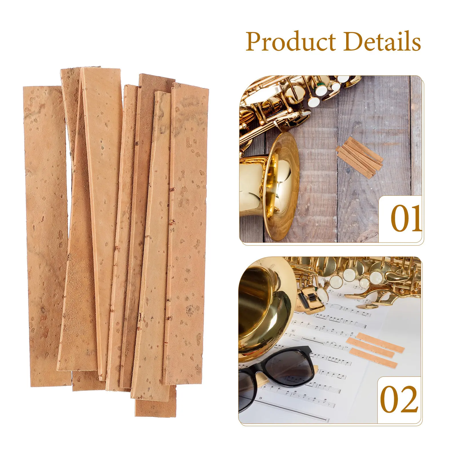 20 Pcs Clarinet Joint Corks Maintenance Tools Kit Repair Parts Tenon Replacement