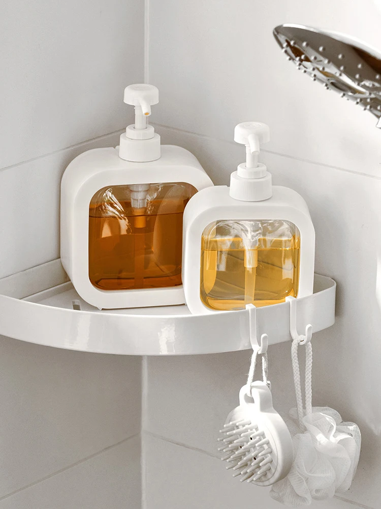 1/2 Stück Seifenspenderflasche mit großer Kapazität, transparente, sichtbare Kunststoff-Pressflasche, geeignet für Reisen, Küche, Badezimmer – Detail 7