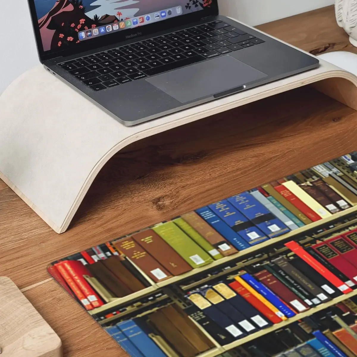 Education Library Book Large Mouse Pad Computer Keyboard Mouse Mat Gaming PC Laptop Desk Mat Office Accessories Table Mats