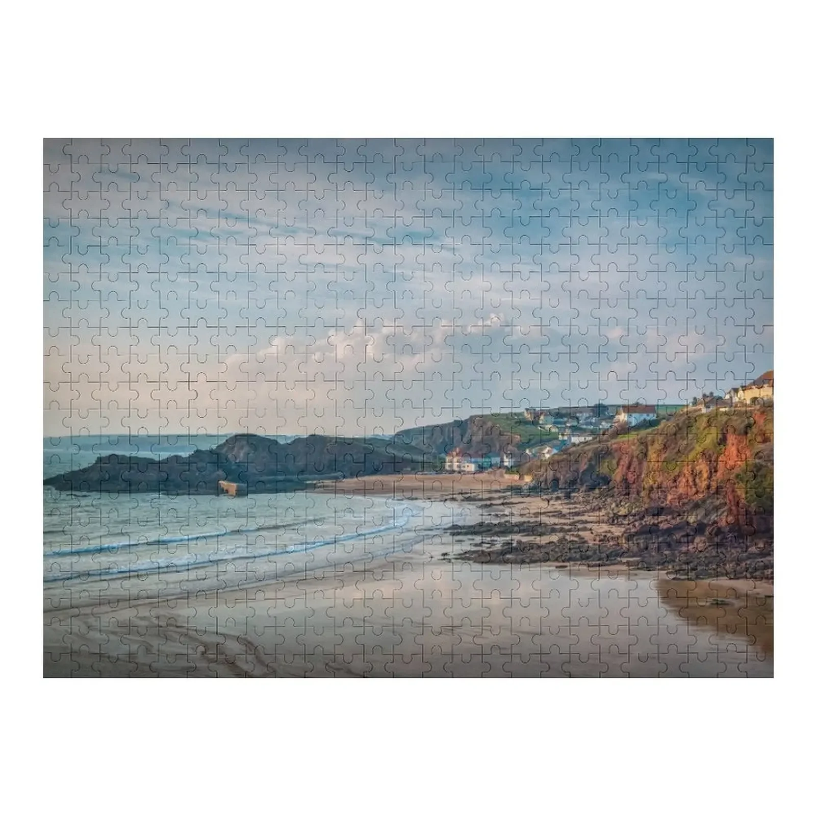 

The Sun Sets on Hope Cove Jigsaw Puzzle Baby Toy Personalized For Kids Personalized Baby Toy Puzzle