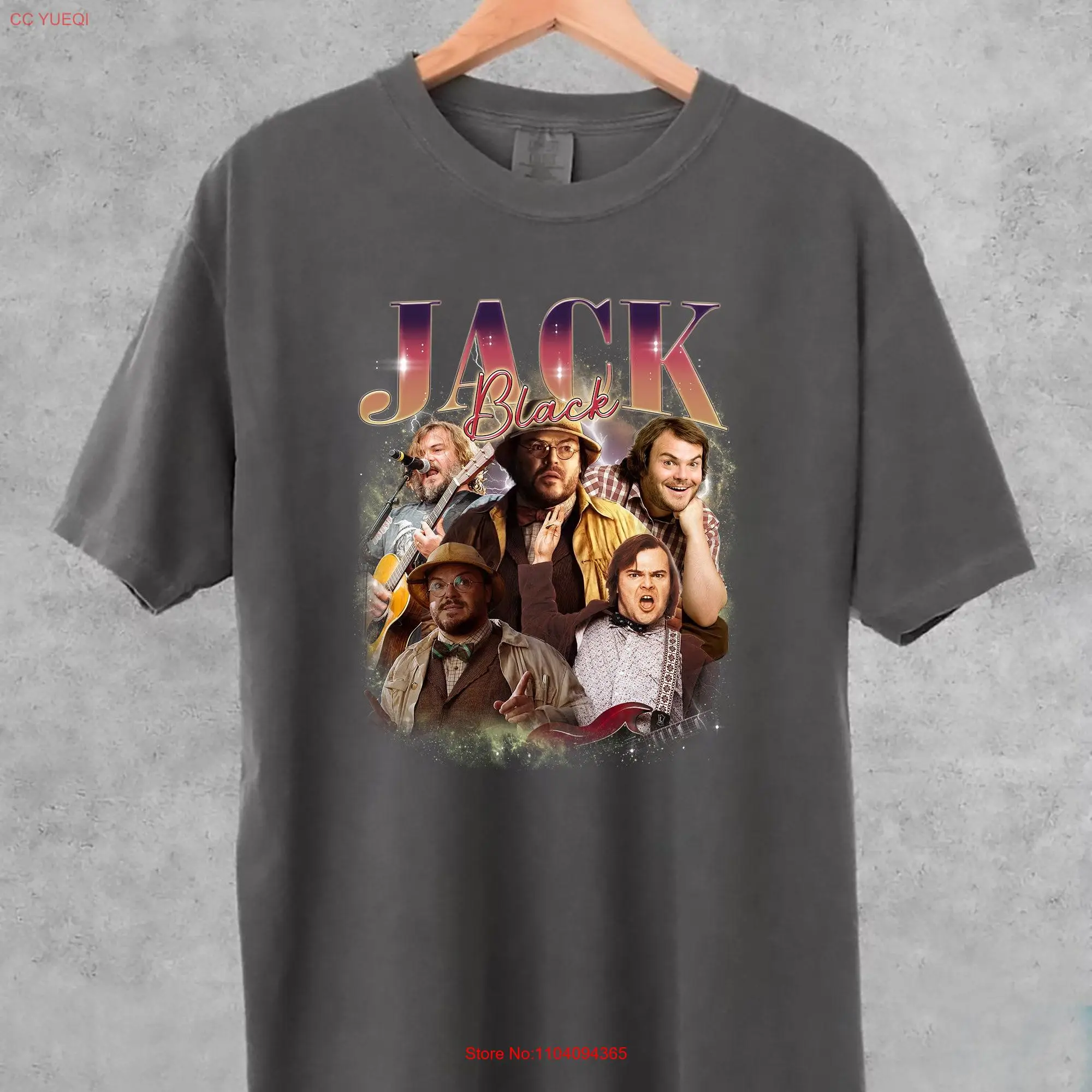 Comfort Colors Retro Jack Black T Shirt SweaT  long or short sleeves