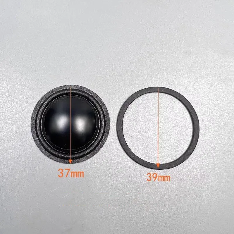 GHXAMP 25.5 코어 수입 트위터 알루미늄 멤브레인, 블랙 필름 돔 트레블 혼 액세서리, 25.5mm, 2 개