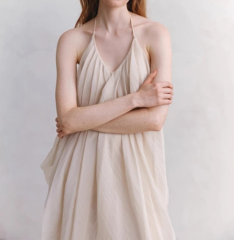 Abrikoos V-hals Vastgebonden Jurk Vrouwen Losse Stijl Zomervakantie Vintage Elegante Vestidos Bodycon Chic Doek Dame