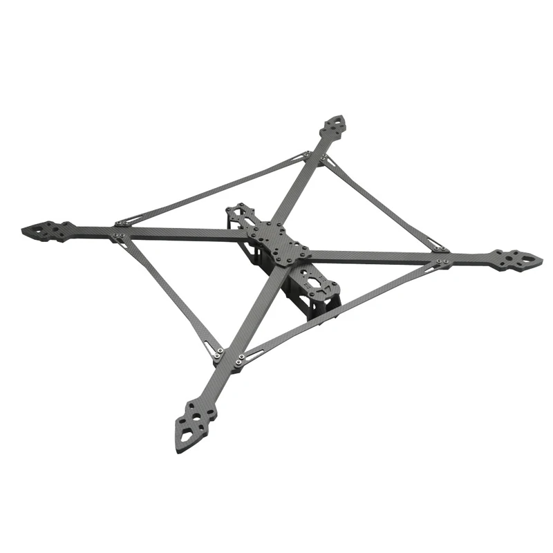 Drone Quadcopter FPV Shuhang RC V2 Pro 13-inci dengan Rangka Serat Optik dan Serat Karbon yang Diperkuat, Logo OEM Kustom