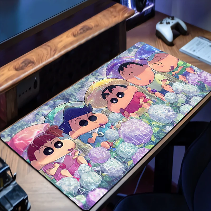 Anime C-crayon Shin-chan Mouse Pad Gamer Tastiera Pad Scrivania Mouse Zerbino Tappeto di Gomma Tapis Souris Gaming Notbook PC Mousepad