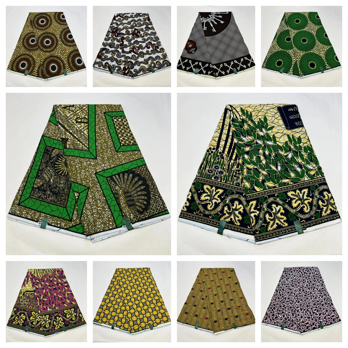 Nigerian Lace Fabrics ASO EBI African Cotton Print Ankara High Quality Veritable Wax Tissue Pagne Wax Africain Wax Guaranteed