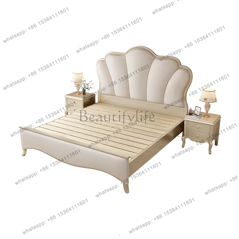YJ Table Frame Double Bed Accessories Mattresses Bunker Freeshippings Double Bed Bedroom King Camas De Dormitorio Furniture