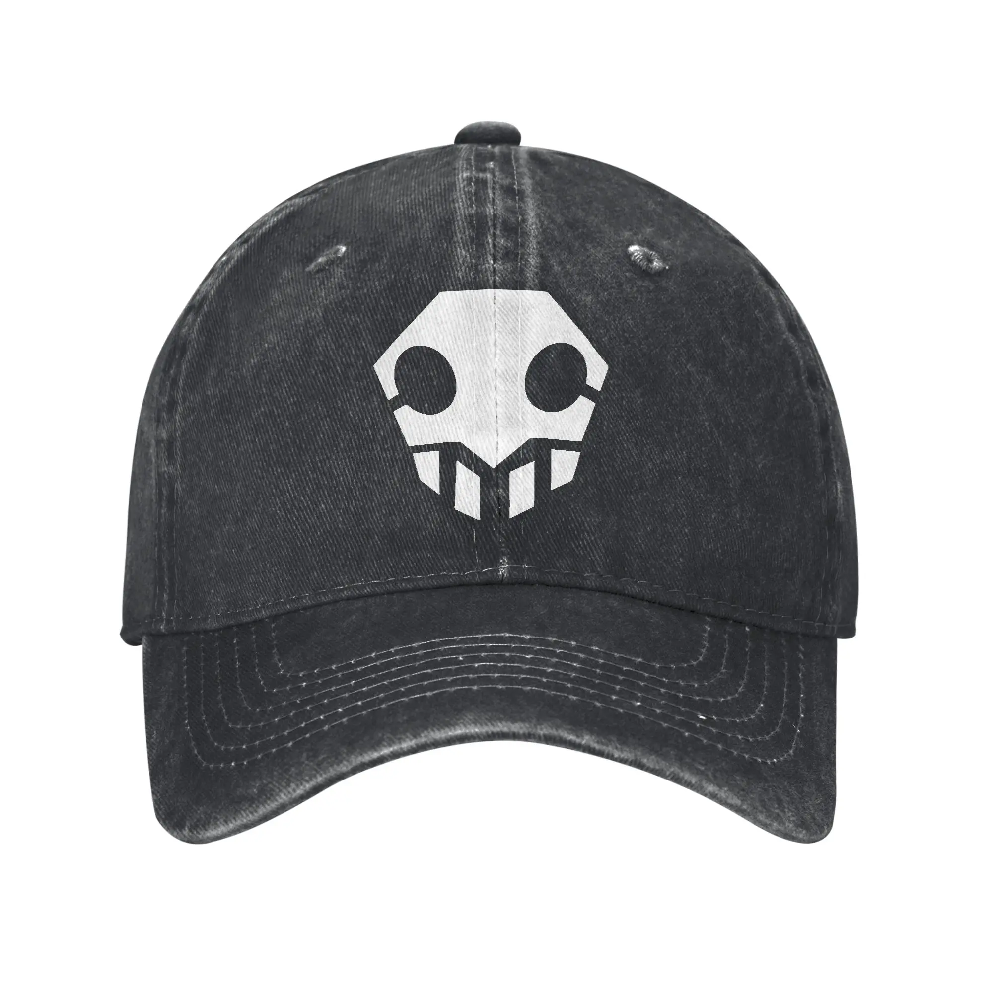 Bleachs Anime Washed Baseball Cap  Trendy Sun Trucker Hat Summer Unisex-Teens Running Hippie Snapback Cap