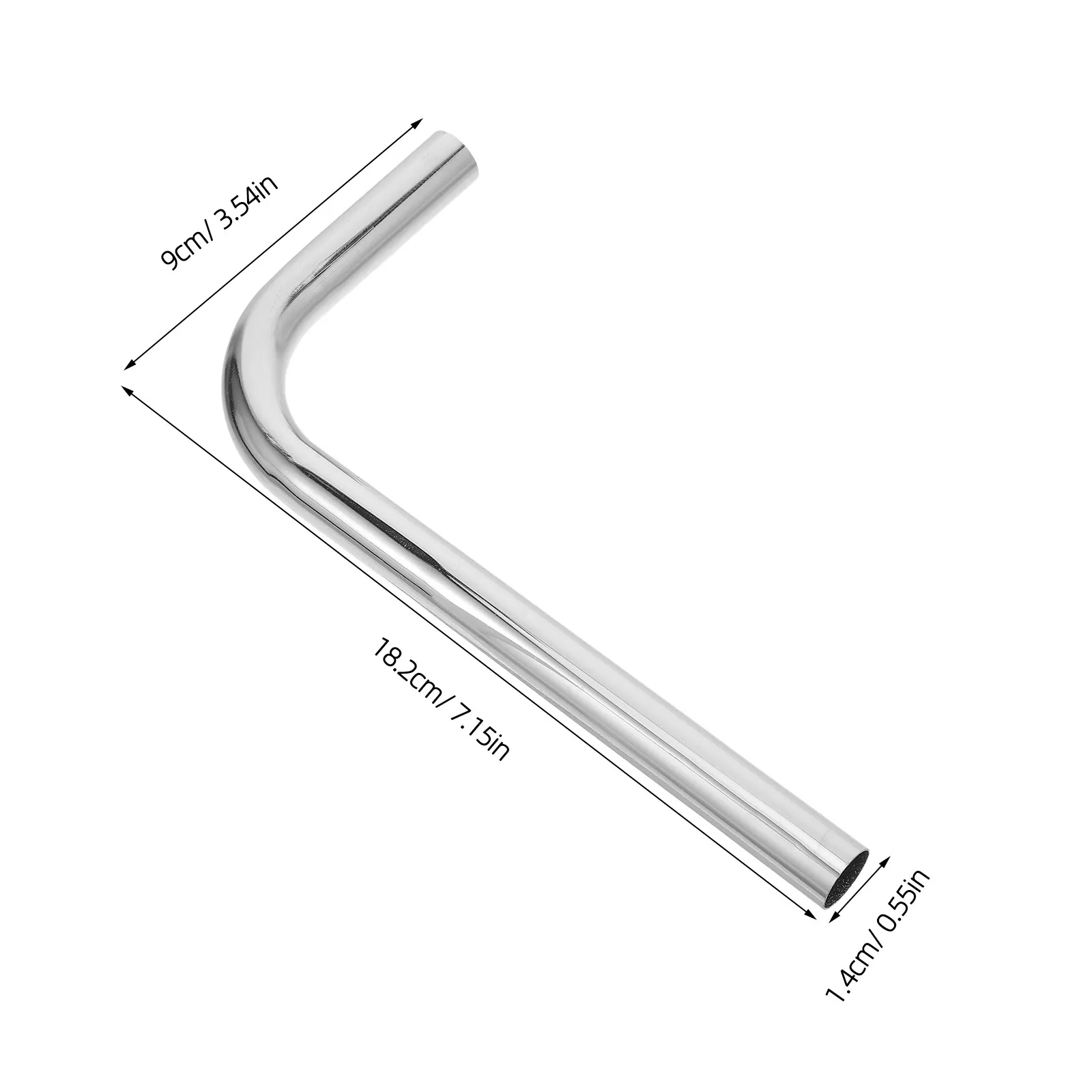 Small Urinal Water Inlet Hose with Adjustable Angle Valve Corrosion Resistant for Hotel Bathroom Renovation Supply Line