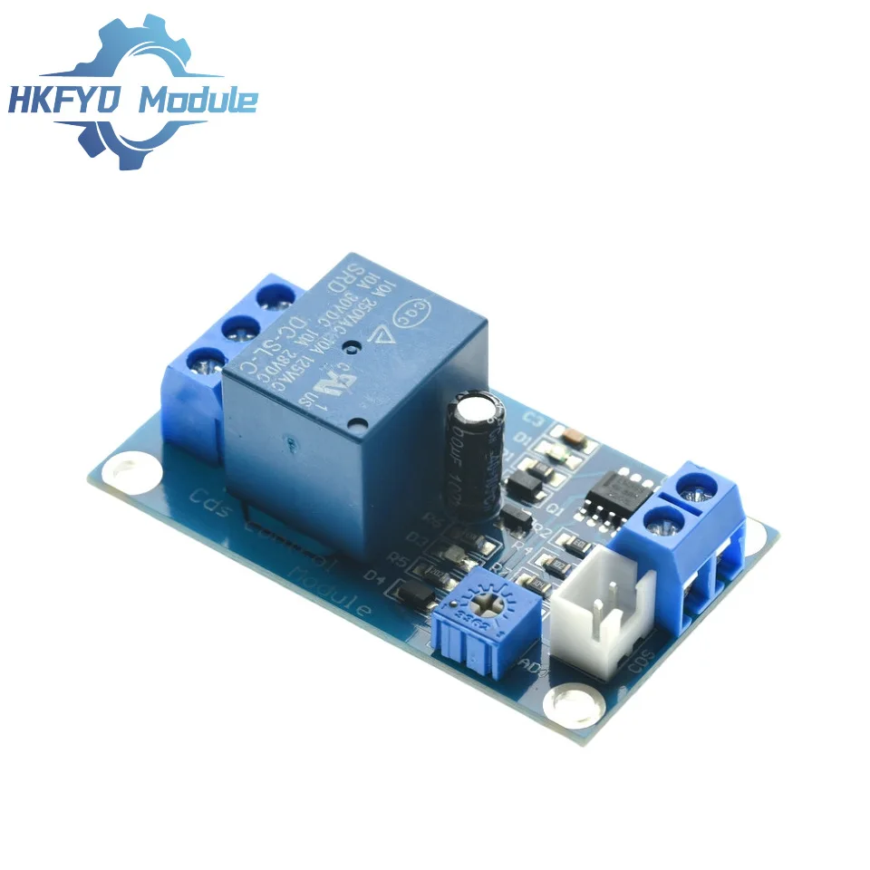 1-10PCS XH-M131 DC5V12V24V สวิทช์ควบคุมแสงรีเลย์โมดูลเซ็นเซอร์ตรวจจับความสว่างอัตโนมัติโมดูลควบคุม