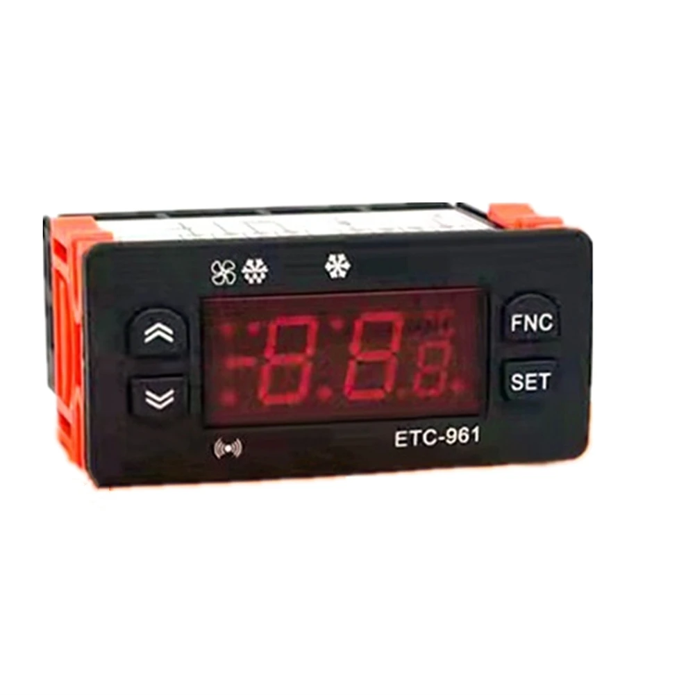 

New ETC-961 Thermostat Temperature Controller Humidity Control Thermometer Hygrometer Refrigeration Alarm 220V NTC Sensor