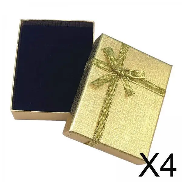 

Simple Paper Jewelry Box Storage Organizer Mini Holder for Travel Gift Birthday Jewelry Packaging for Women and Girls