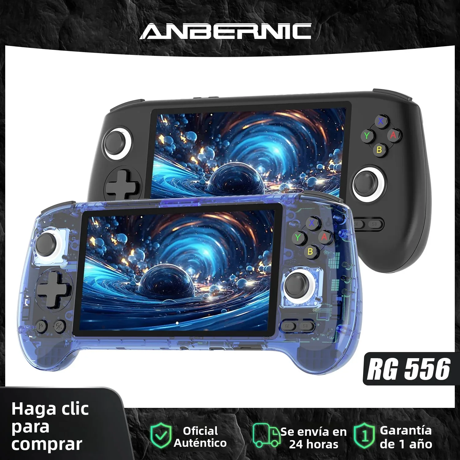 Consola Retro ANBERNIC RG556 5.48 AMOLED Android 13
